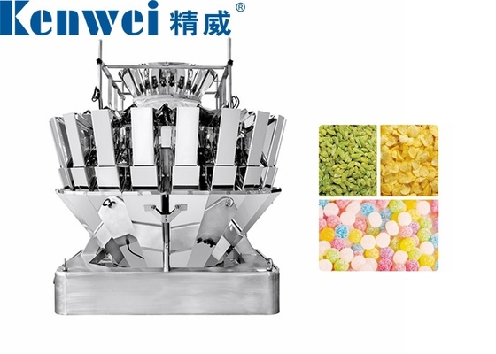 20 Head Kenwei Multihead Weigher Machine For Weighing 200g Nuts